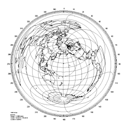 Great circle chart